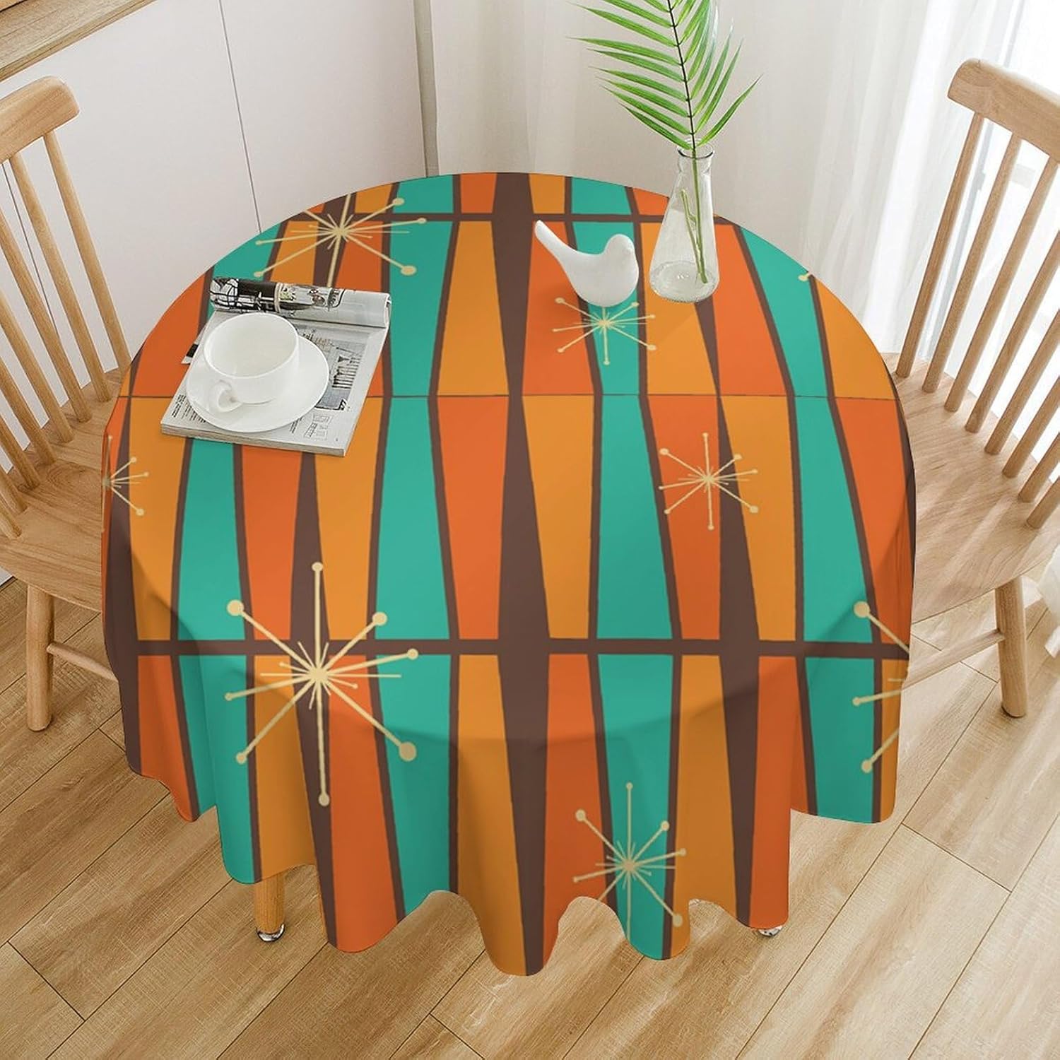Century Textile & Sewing Supply Saskatoon Sk - Mid Century Modern Orange Yellow Geometry