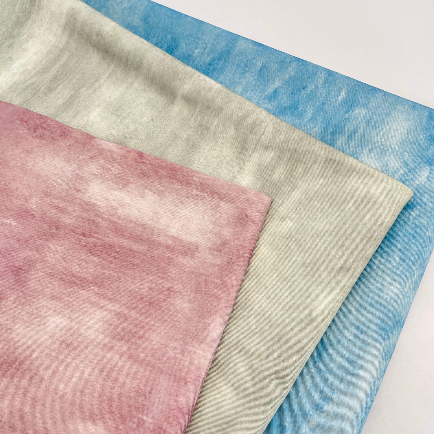 Sewing Tie Dye - Pink Grey Blue Tie Dye Gradient
