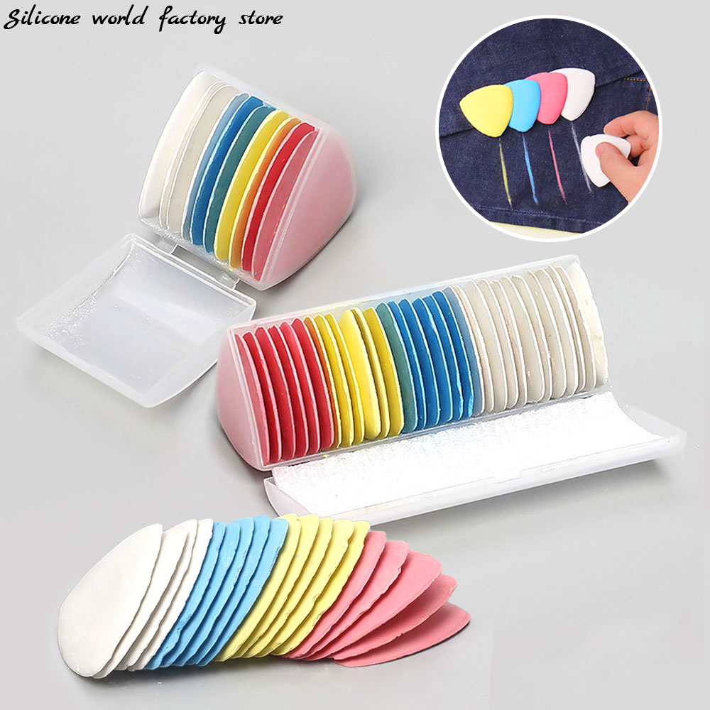 Tailor Chalk Marker - Silicone World 10/30pcs/Set Colorful Tailor Chalk