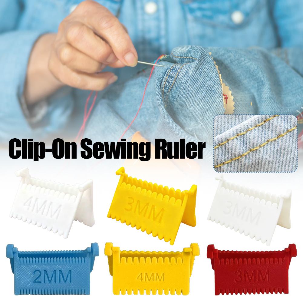 Sewing Gauge Ruler - Clip-On Sewing Ruler 2/3/4MM Seam Allowance