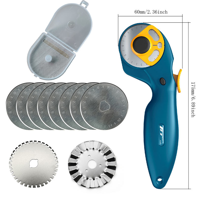 Textile Sewing Kit - Rotary Cutter Patchwork Leathercraft Roller Tool