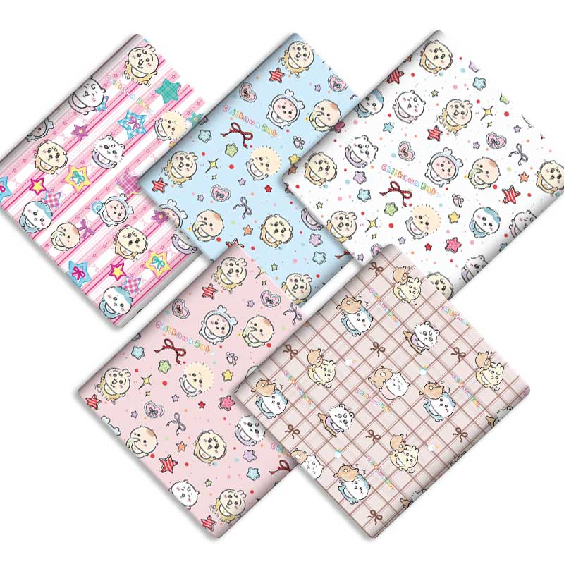 Sewing Textiles - Cartoon Polyester fabric 140x50cm cotton fabric