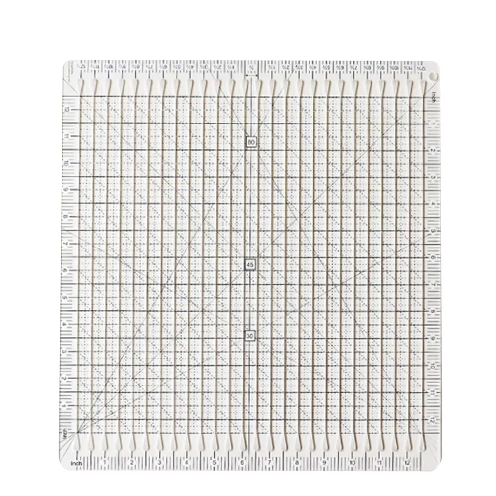 Quilting Ruler Square - Cutting Assistant 5-in-1 Quilting Ruler Acrylic