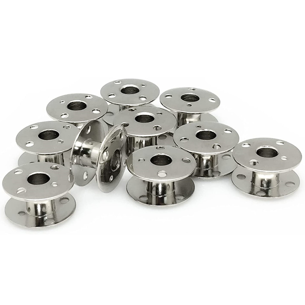 Sewing Machine Yarn - 10 PCS #172222 Metal Sewing Bobbins