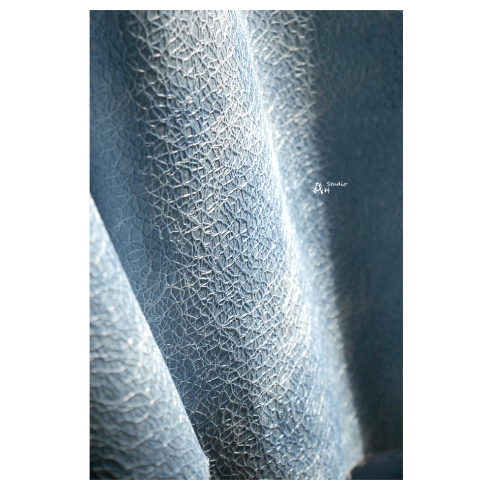 Sewing Tie Dye - 3D Pulse Pattern Tie-dye Blue Irregular