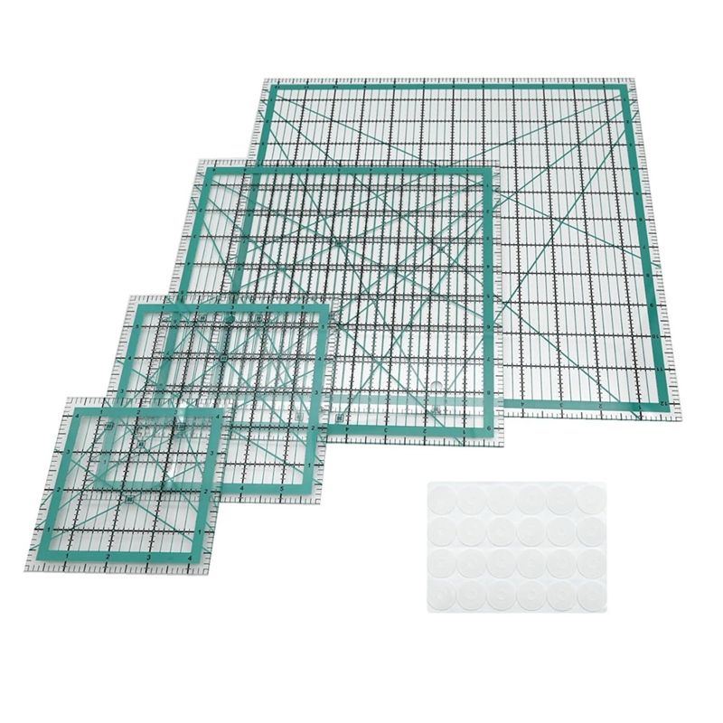 Quilting Ruler Square - Quilting Rulers,4 Square Quilting Templates Acrylic