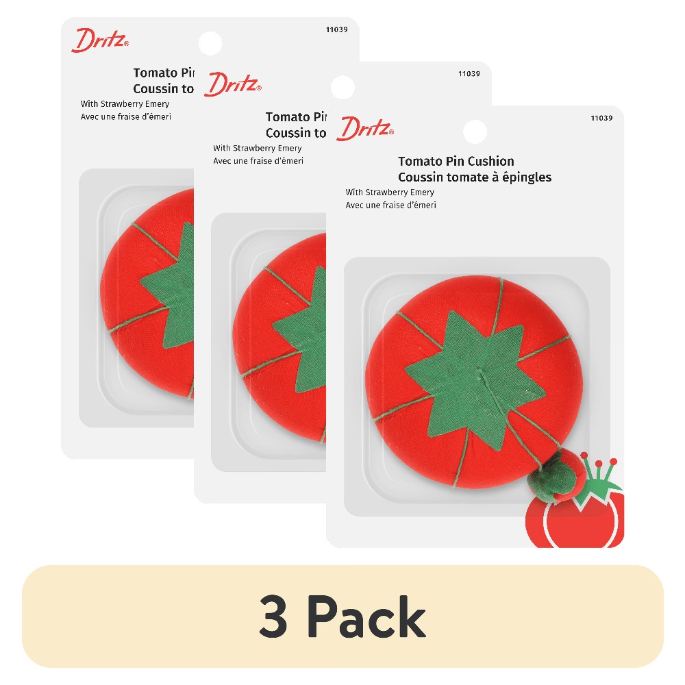 Sewing Pin Cushion - Hot Selling 3 Pack Red Tomato
