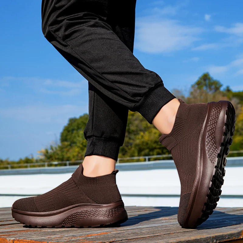 Wide Toe Knit Sneakers Men Wom - Knit Stabilizer Stretch 评论和价格