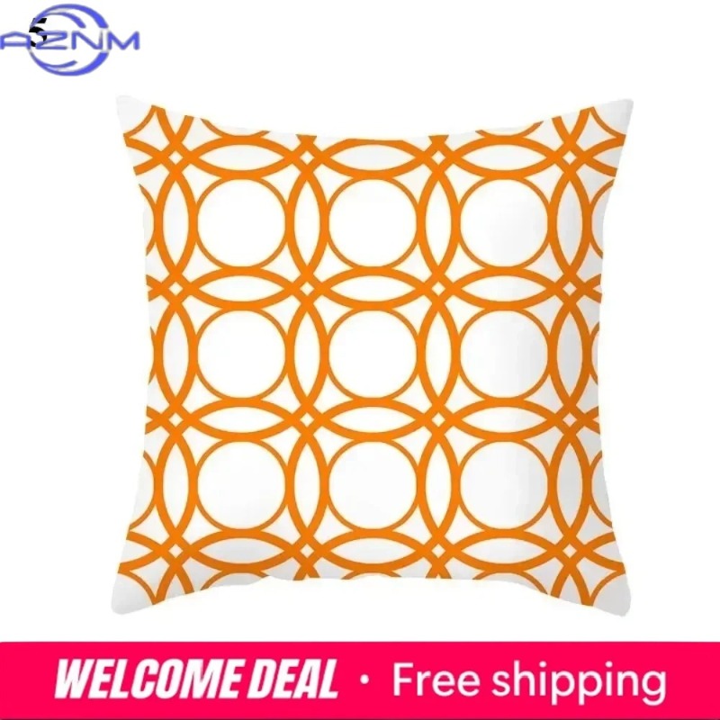 Boho Orange Abstract Cushion C - Century Textile & Sewing Supply Saskatoon Sk 评论和价格