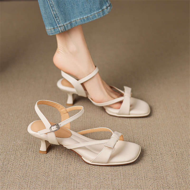 New Summer Sandals Split Leath - Sewing New 评论和价格