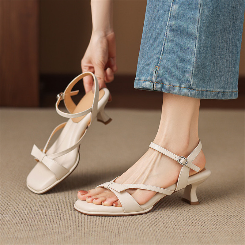 New Summer Sandals Split Leath - Sewing New 评论和价格