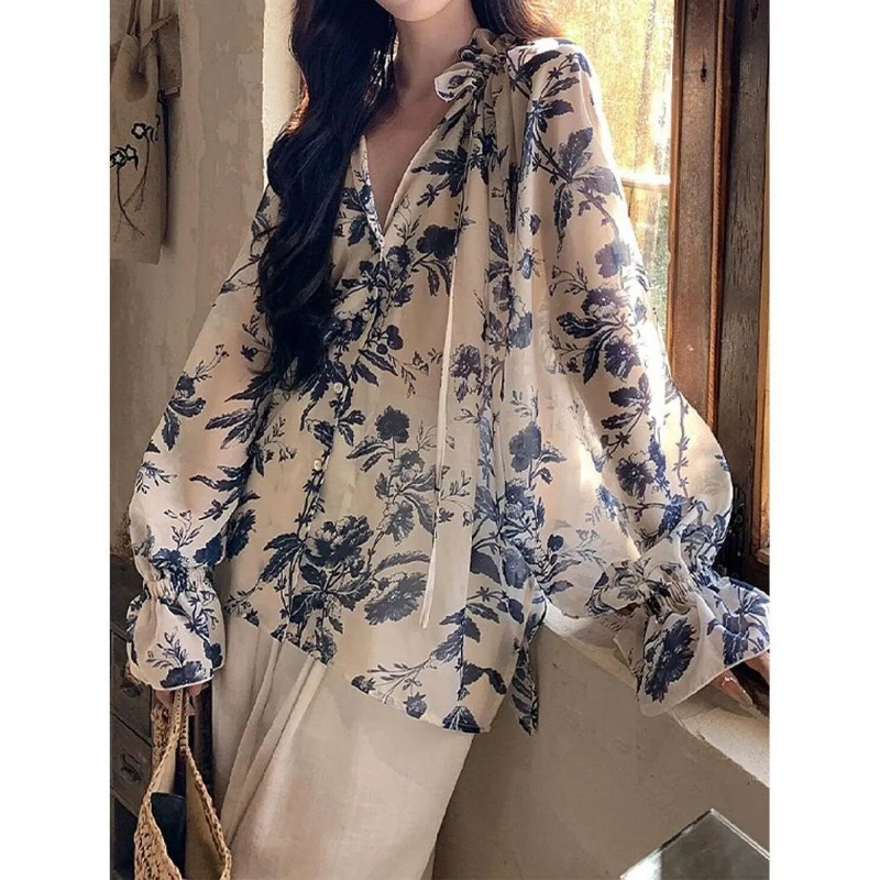 Women's Summer Floral Print Ch - Sewing V 评论和价格