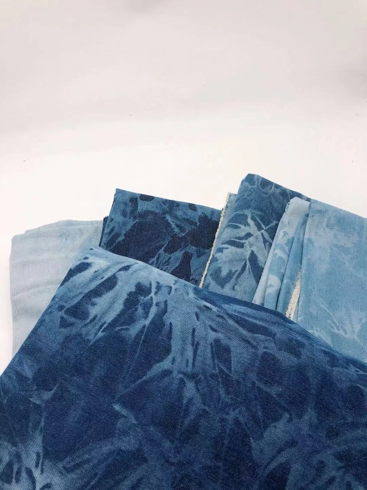 Tie-dye Denim Fabric By The Me - Sewing Tie Dye 评论和价格