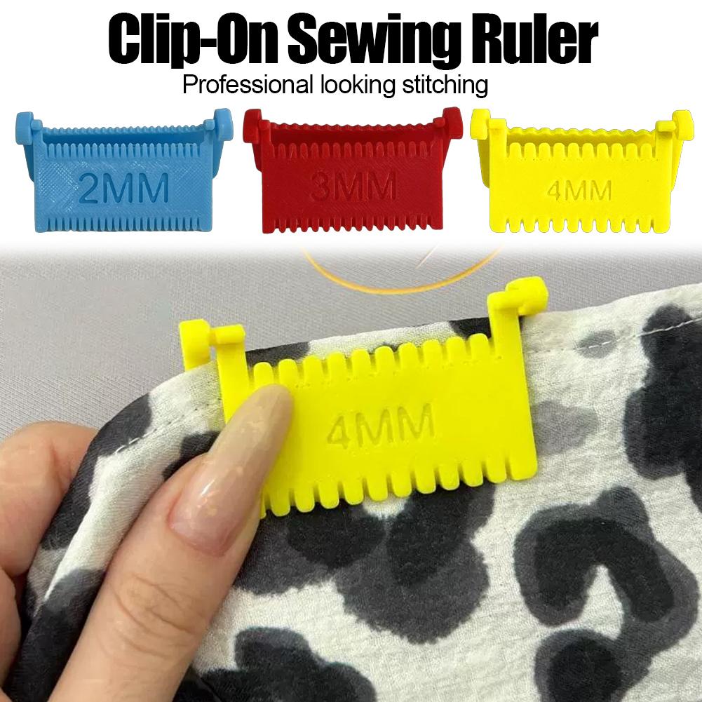 Clip-On Sewing Ruler 2/3/4MM S - Sewing Gauge Ruler 评论和价格