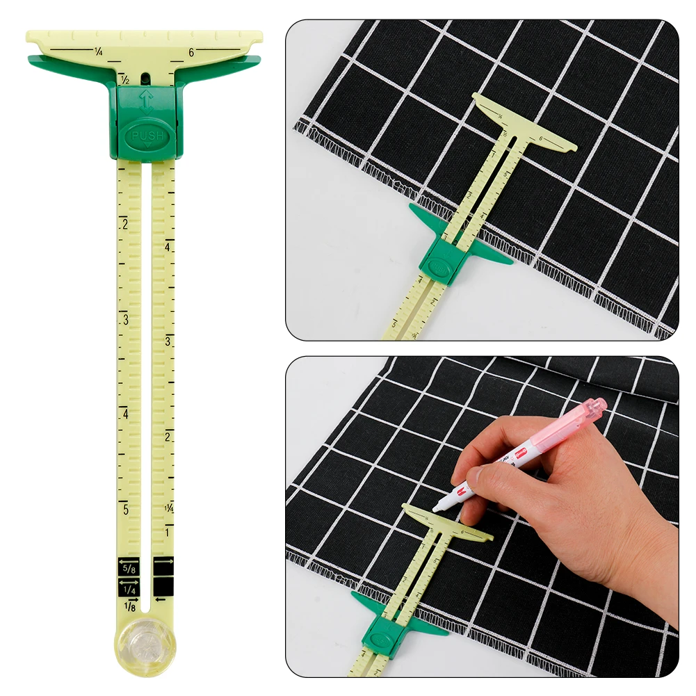 5-IN-1 Sewing Seam Ruler Measu - Sewing Gauge Ruler 评论和价格