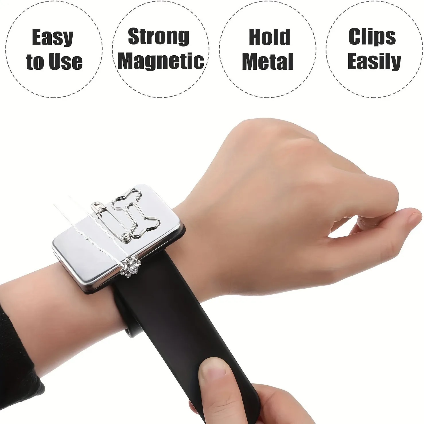 Magnetic Wrist Sewing Pincushi - Sewing Pin Cushion 评论和价格