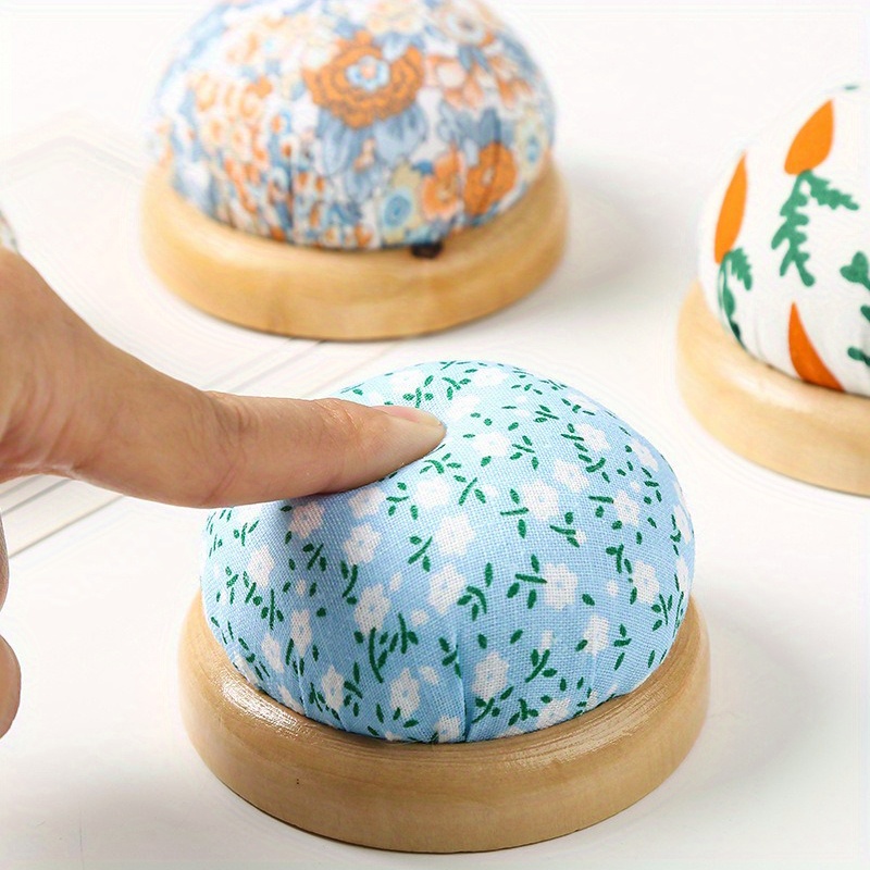 1Pc Ramdon Color Wood Stand Cl - Sewing Pin Cushion 评论和价格
