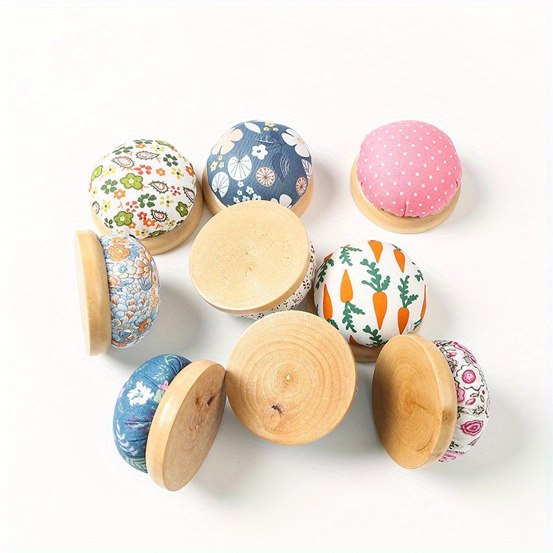 1Pc Ramdon Color Wood Stand Cl - Sewing Pin Cushion 评论和价格