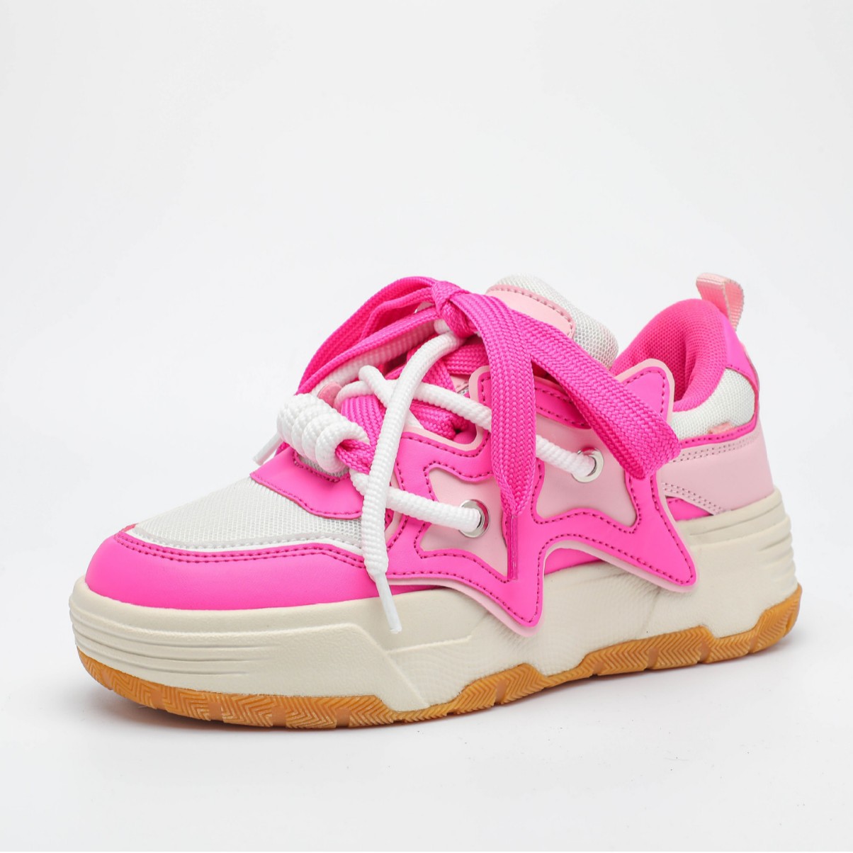 Trendy Platform Sneakers Women - Sewing Cloth 评论和价格