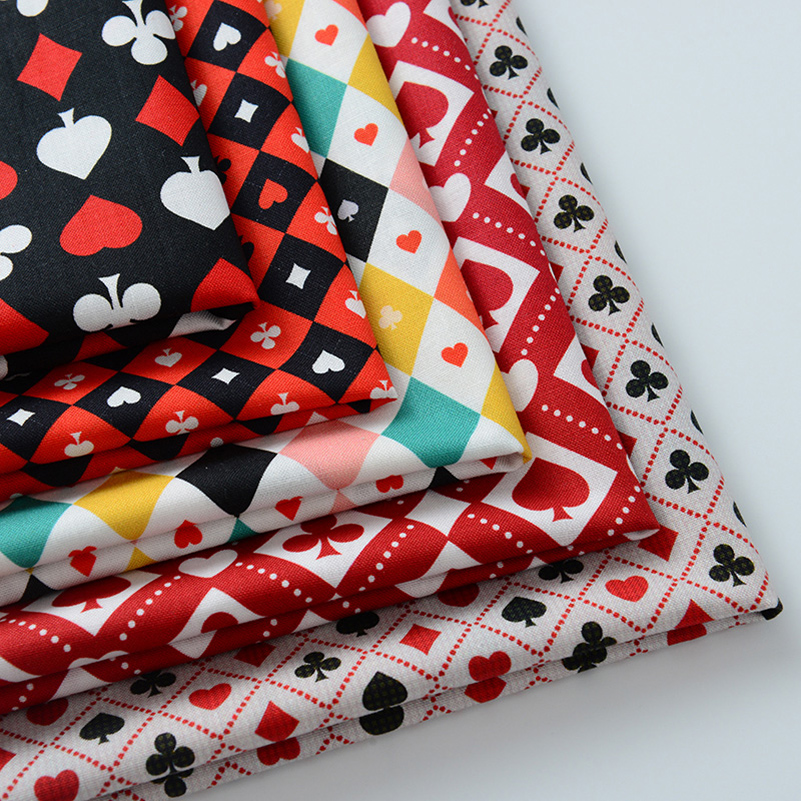 Ins Poker Element Cotton Digit - Sewing Textiles 评论和价格