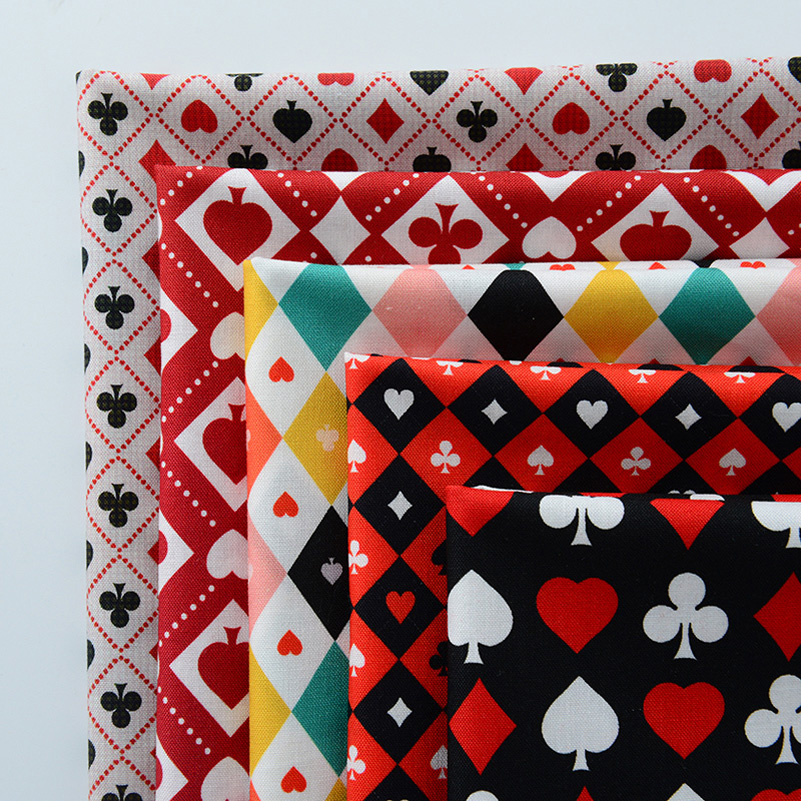 Ins Poker Element Cotton Digit - Sewing Textiles 评论和价格