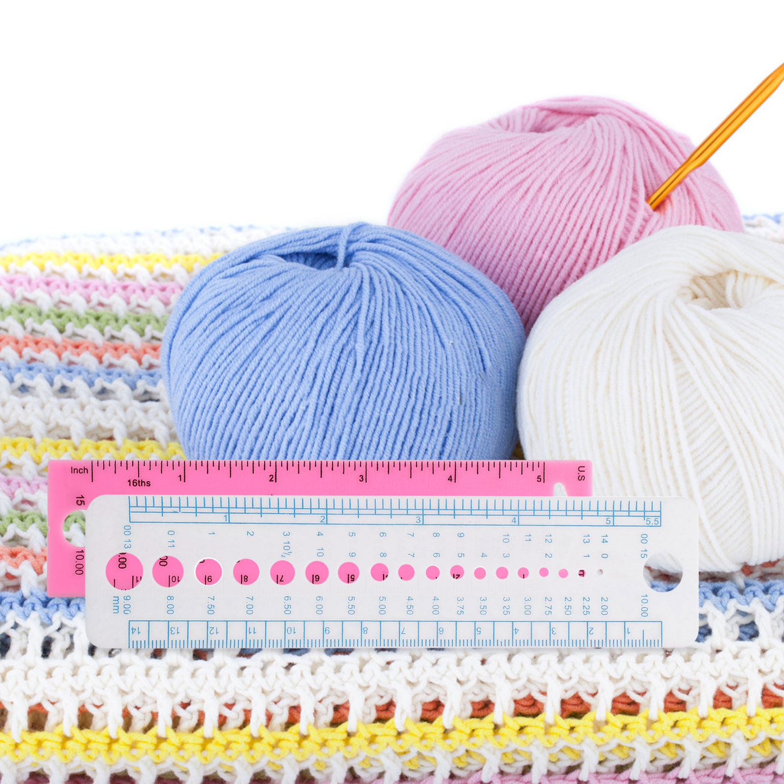 4Pcs Sweater Needle Ruler Plas - Sewing Gauge Ruler 评论和价格
