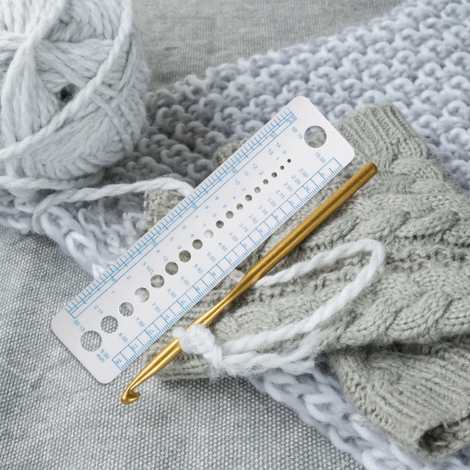 4Pcs Sweater Needle Ruler Plas - Sewing Gauge Ruler 评论和价格