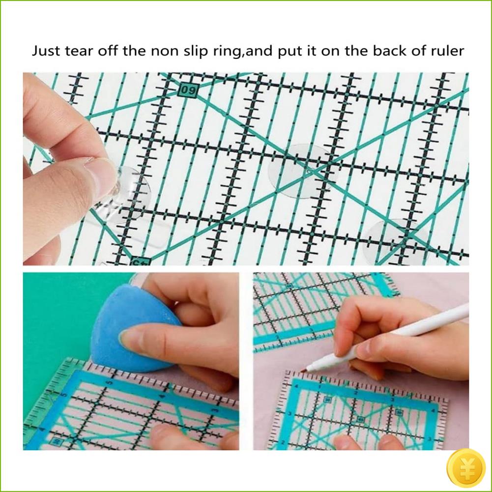 6 Piece Quilting Ruler Ironing - Quilting Ruler Square 评论和价格