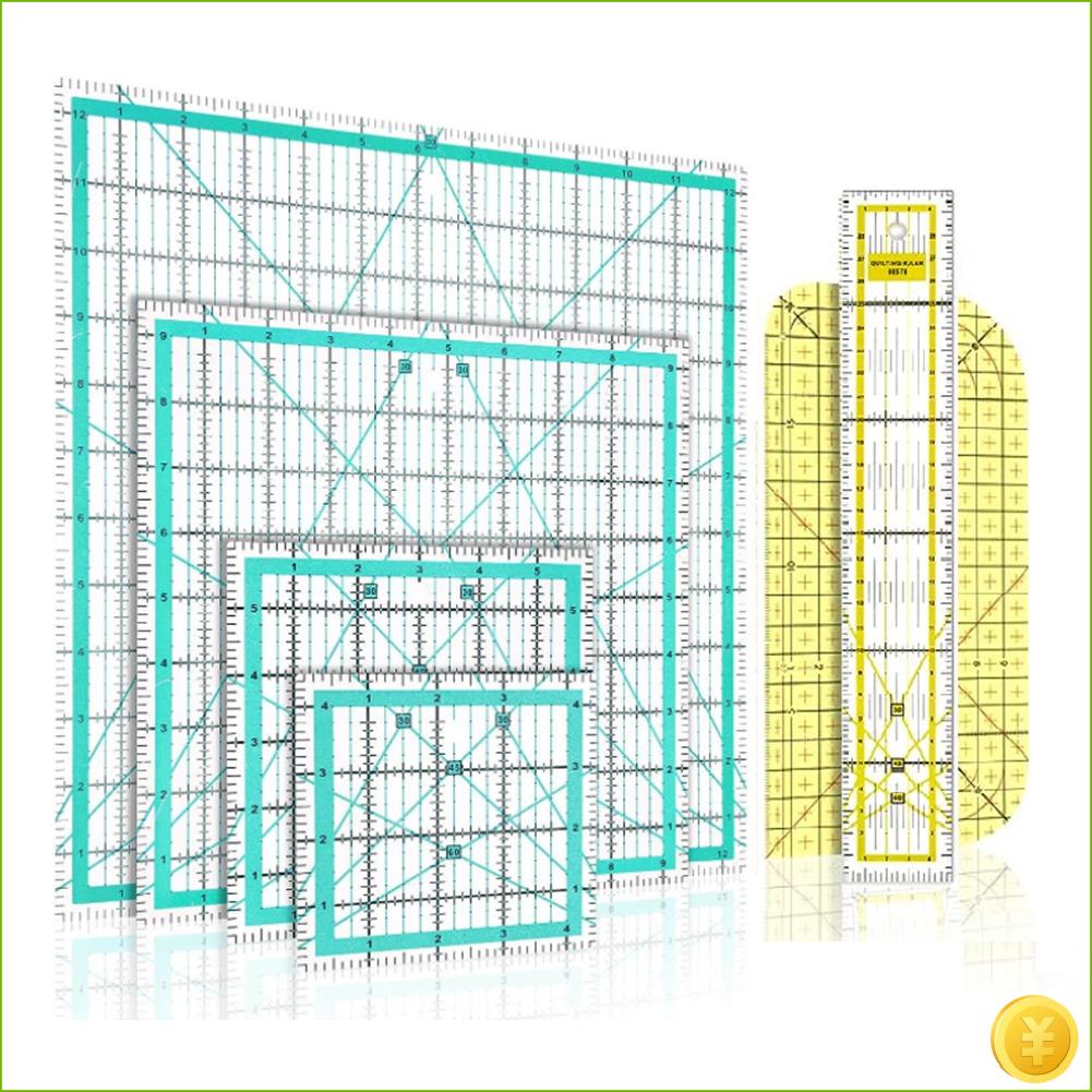6 Piece Quilting Ruler Ironing - Quilting Ruler Square 评论和价格