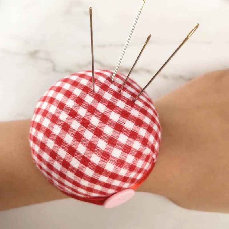 1Pcs Elastic Wrist Belt Needle - Sewing Pin Cushion 评论和价格