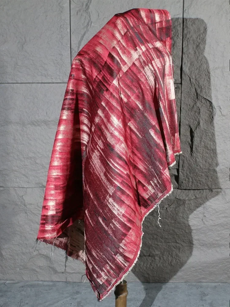 Red Oil Painting Tie Dye Irreg - Sewing Tie Dye 评论和价格