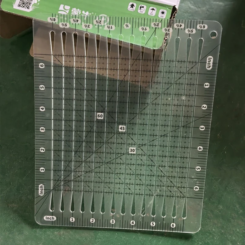 5 In 1 Quilt Cutting Ruler Acr - Quilting Ruler Square 评论和价格