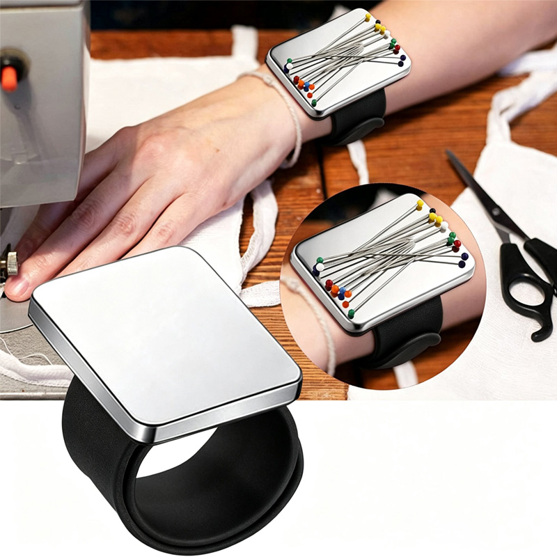 Magnetic Pincushion Wristband  - Sewing Pin Cushion 评论和价格