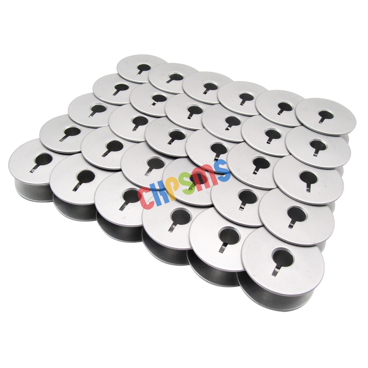 #18034AS Aluminum Large Bobbin - Sewing Machine Yarn 评论和价格