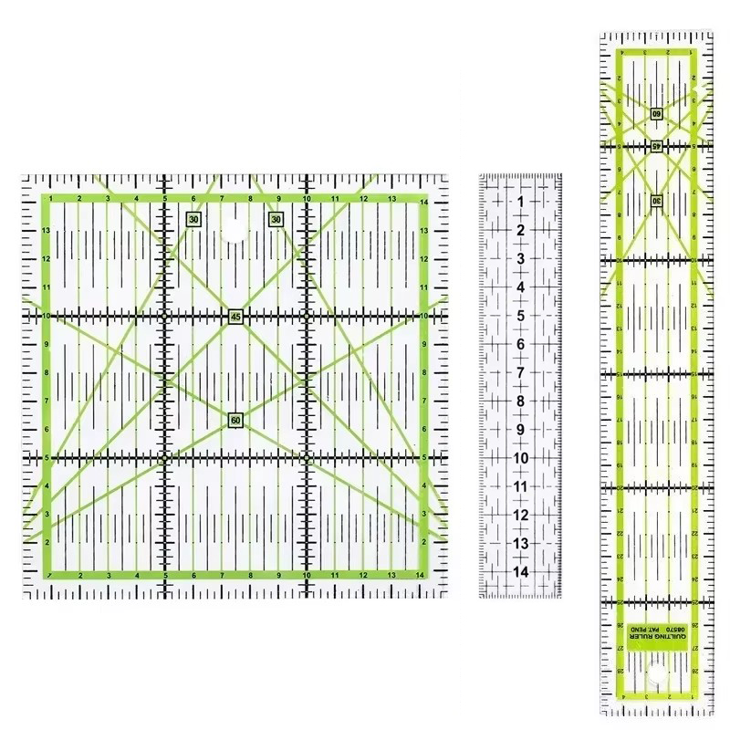 1/2pcs 15cm Quilting Patchwork - Sewing Gauge Ruler 评论和价格
