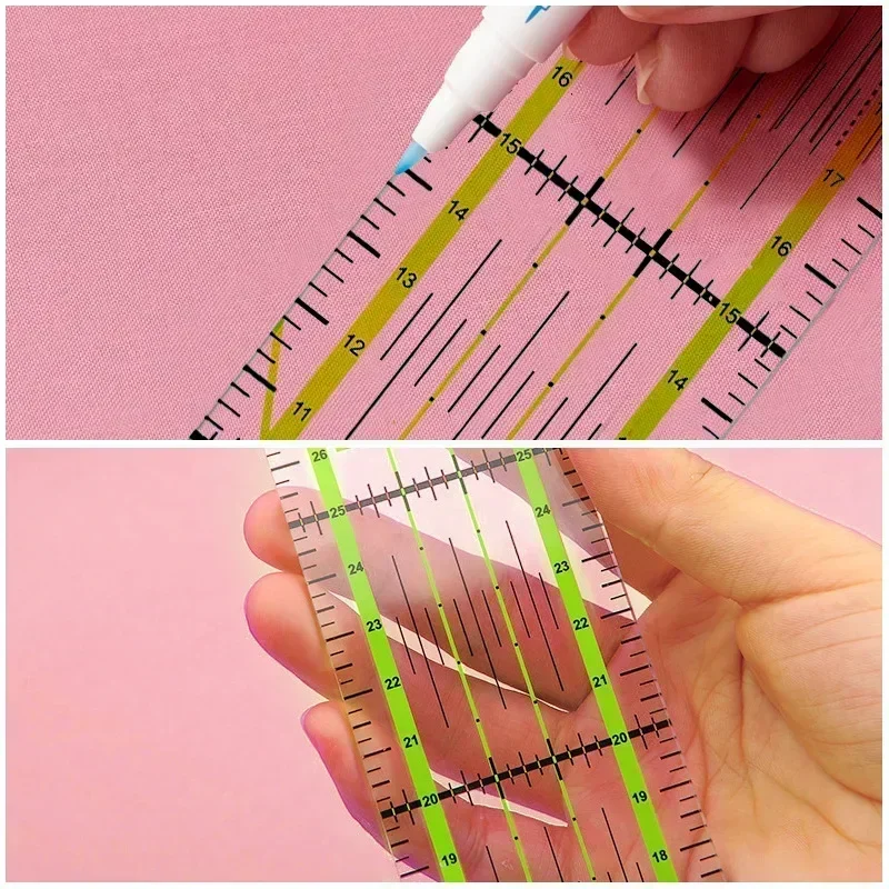 1/2pcs 15cm Quilting Patchwork - Sewing Gauge Ruler 评论和价格
