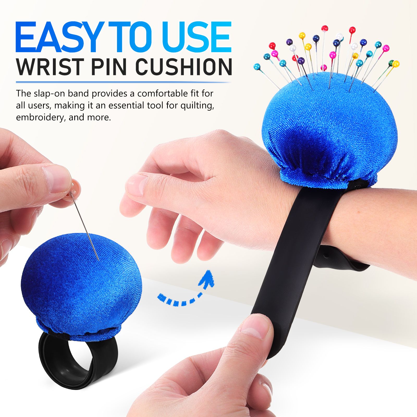 Wrist Pin Cushion Sewing Needl - Sewing Pin Cushion 评论和价格