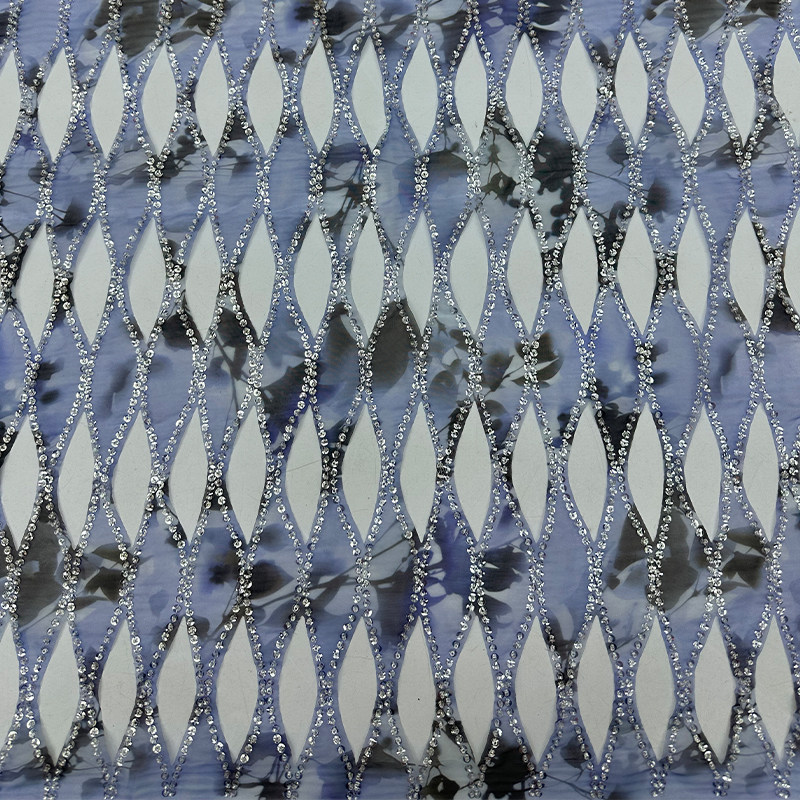 Mesh Chiffon Bead Sequin Embro - Sewing Tie Dye 评论和价格