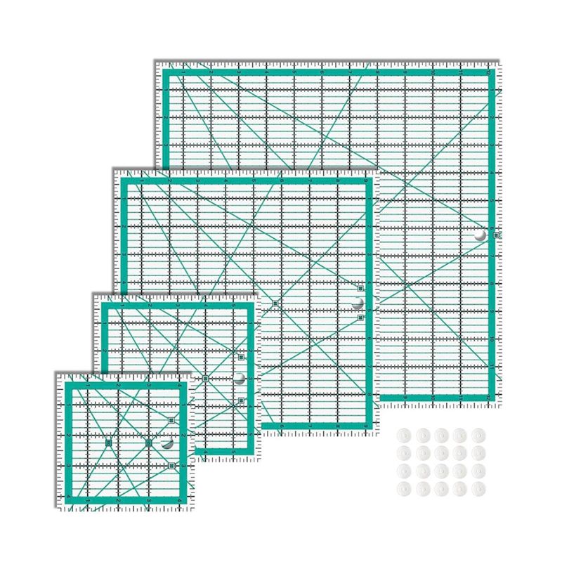 AEE4-Quilting Rulers,4 Square  - Quilting Ruler Square 评论和价格