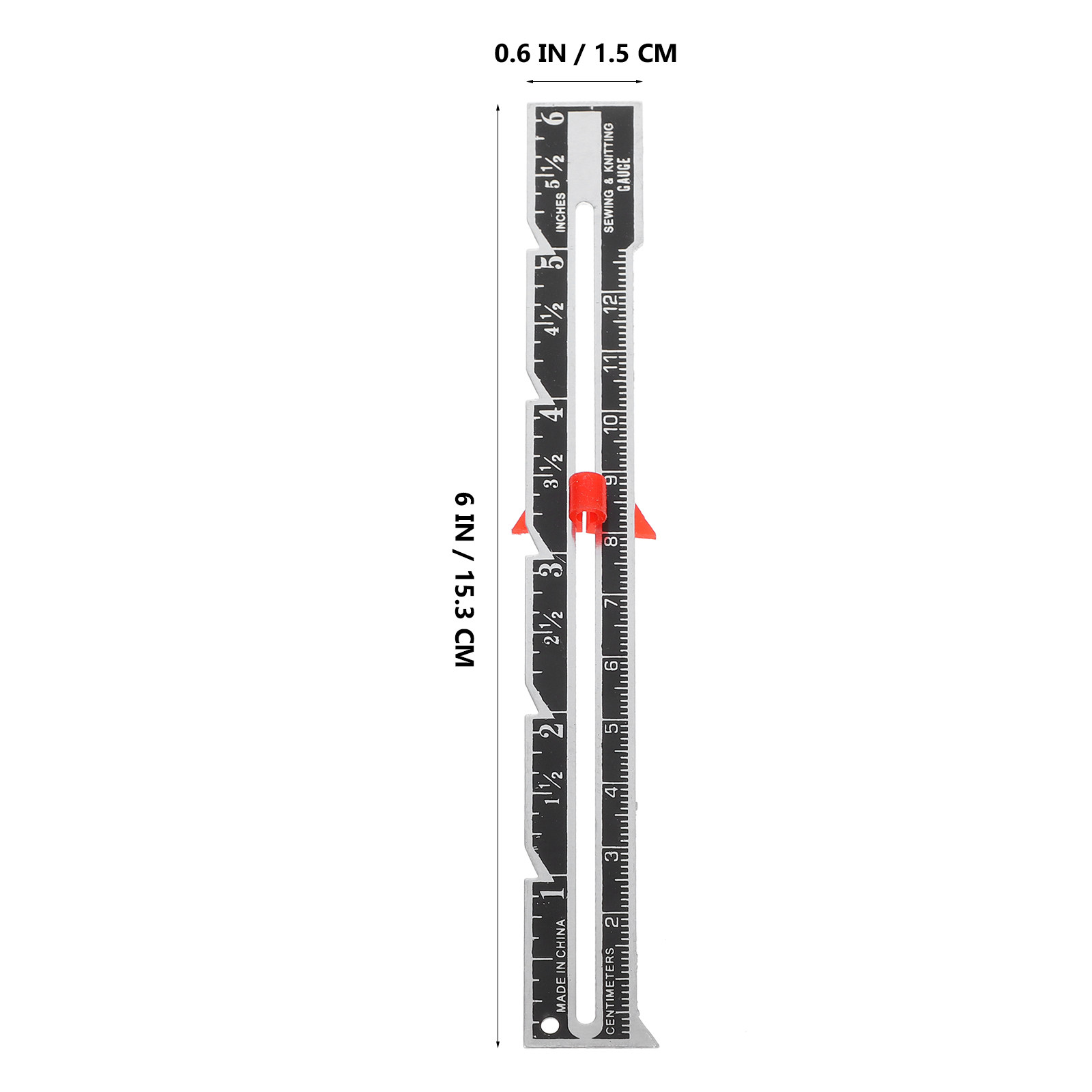 12Pcs Metal Seam Gauge Rulers  - Sewing Gauge Ruler 评论和价格