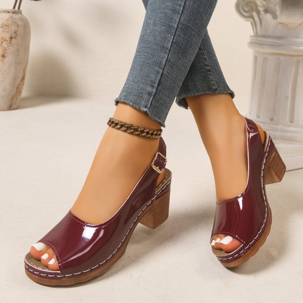 2026 New Women Heel Sandals El - Sewing New 评论和价格