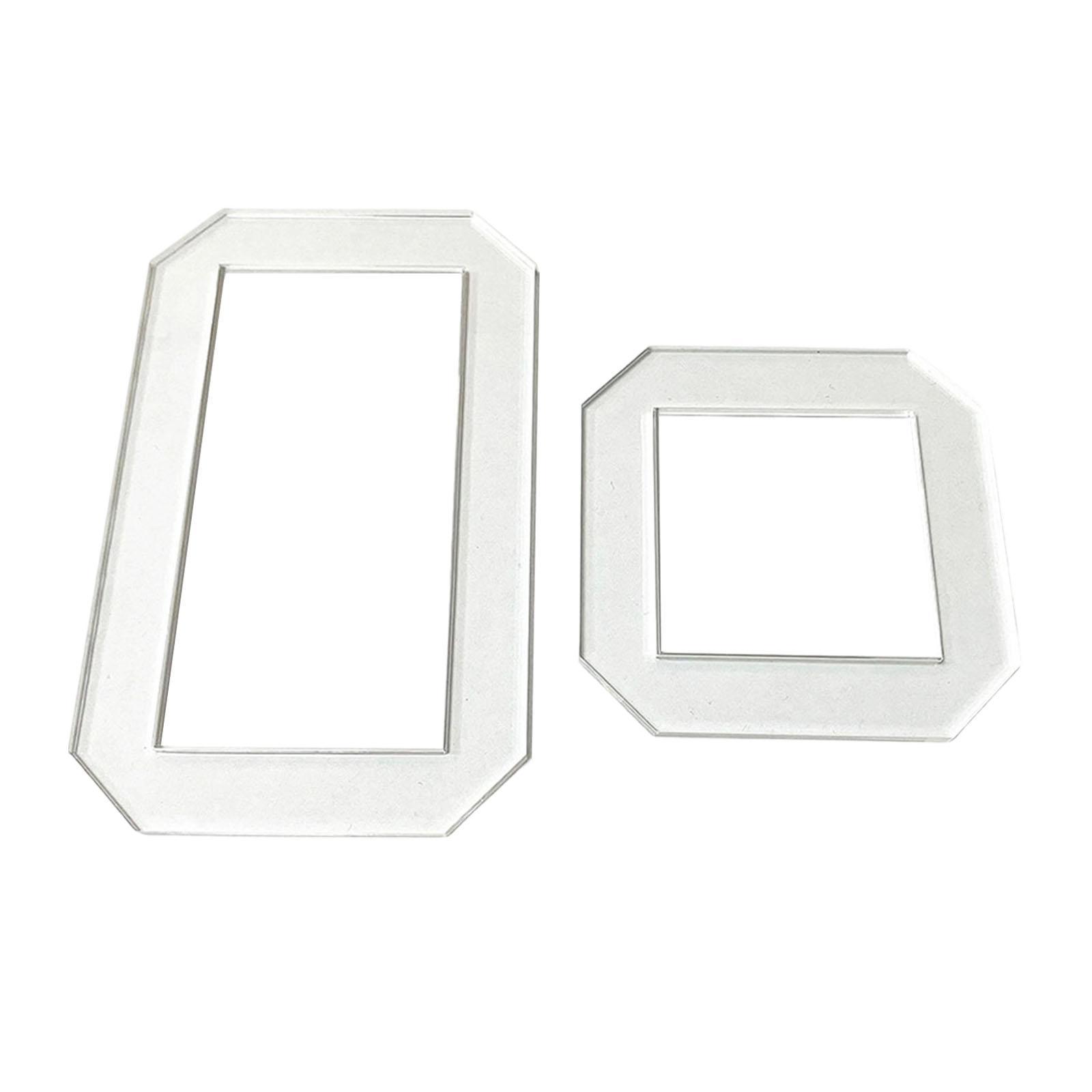 2Pcs Quilting Templates Quilt  - Quilting Ruler Square 评论和价格