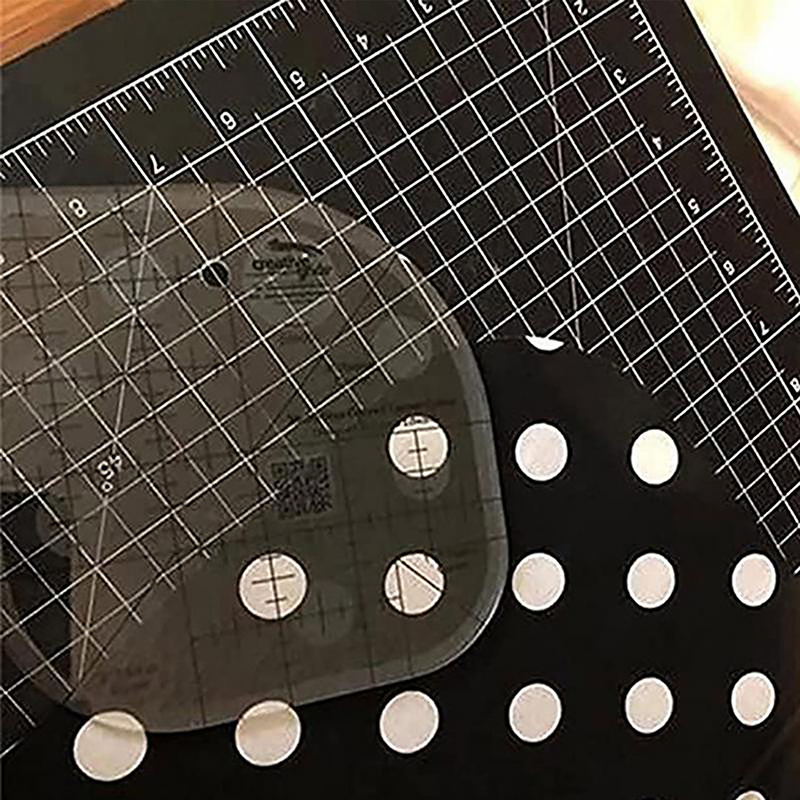 Curved Corner Cutter Quilt Rul - Quilting Ruler Square 评论和价格