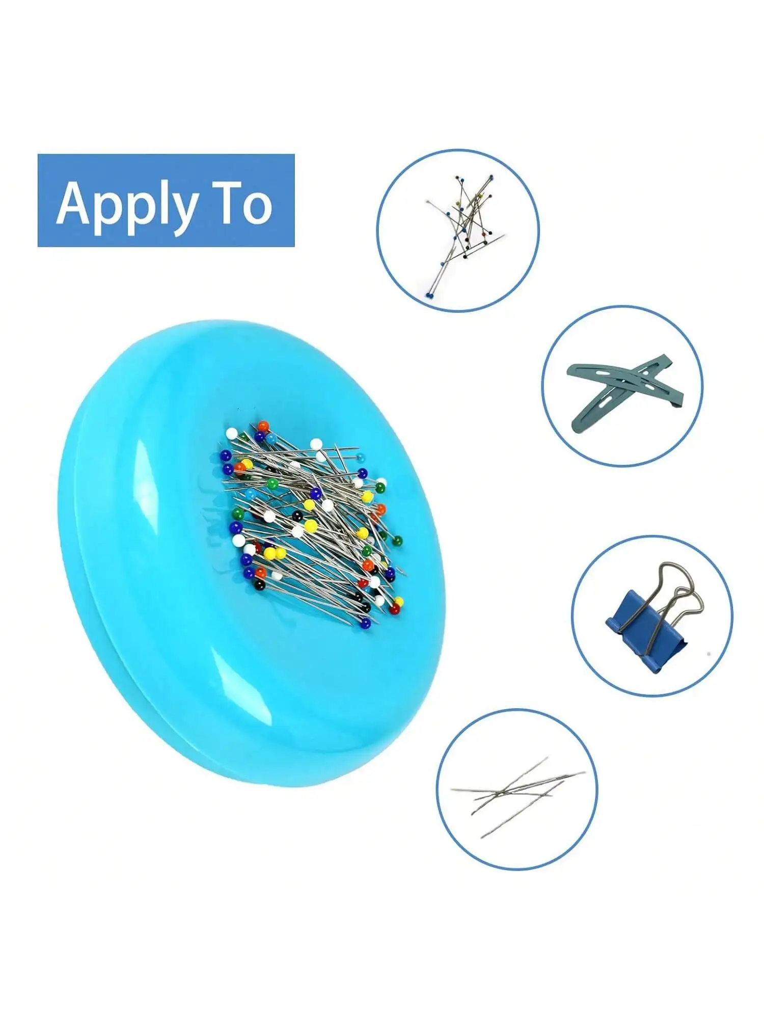 1PCS Magnetic Pin Cushion, Rou - Sewing Pin Cushion 评论和价格