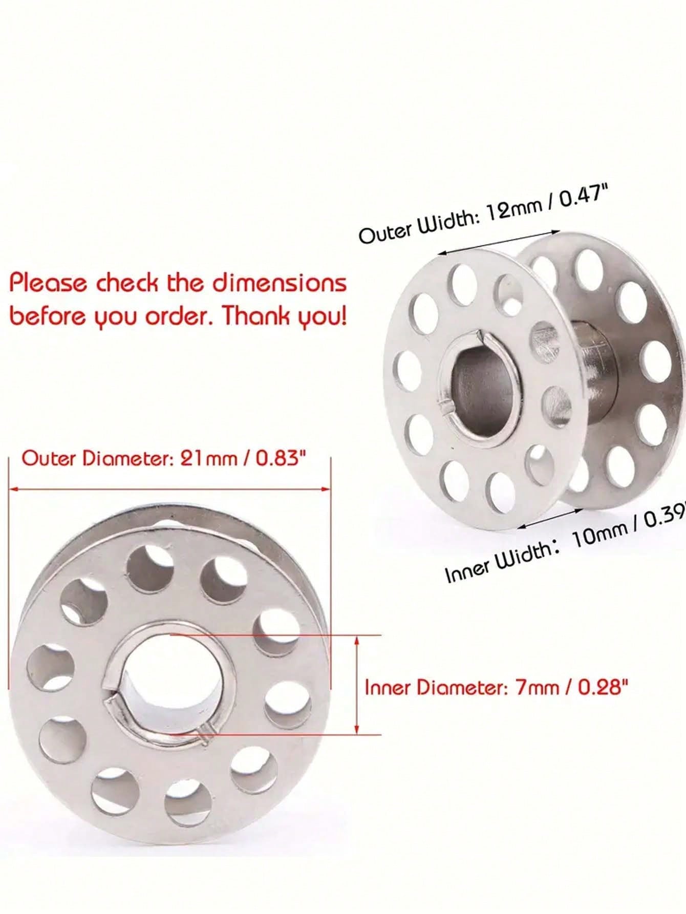 Bobbin Case and Metal Bobbins  - Sewing Machine Yarn 评论和价格