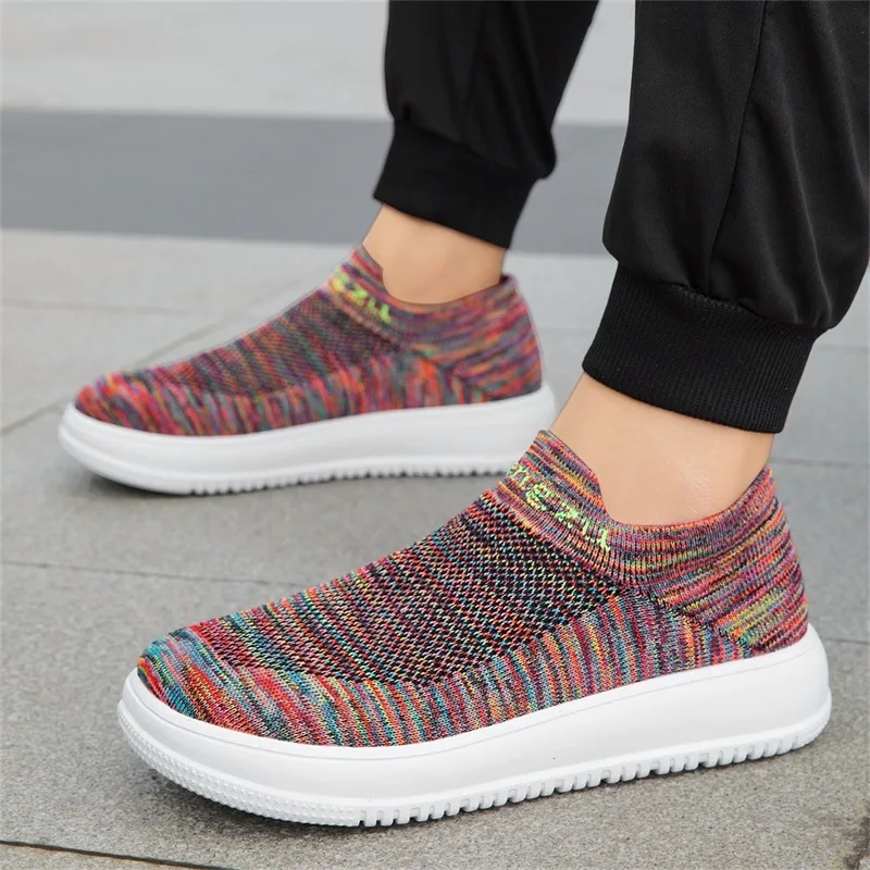 Summer Wide Toe Sneakers For M - Knit Stabilizer Stretch 评论和价格